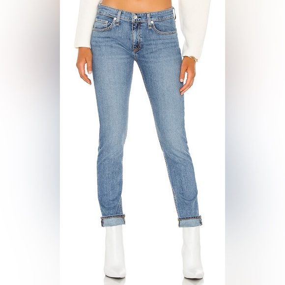rag & bone Denim - Rag & Bone Dre Low Rise Slim Boyfriend in Edgecliff